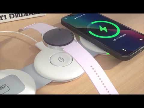 Convertible 3-in-1 Wireless Charging Station for Multiple Devices