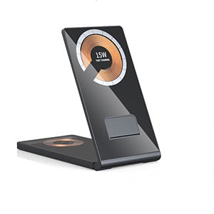 Foldable Wireless Charger Station for Multiple Devices, Phone Stand - Peaking Chargers